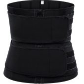 Double Belt Waist Trainer black